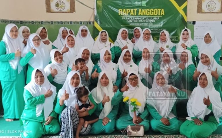 Fatayat NU Ranting Cangkring Gelar Rapat Anggota dan Pemilihan Ketua Baru