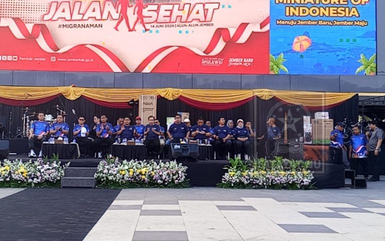Jalan Sehat “Migran Aman”, Wujud Komitmen Bersama Lindungi Pekerja Migran Jember”