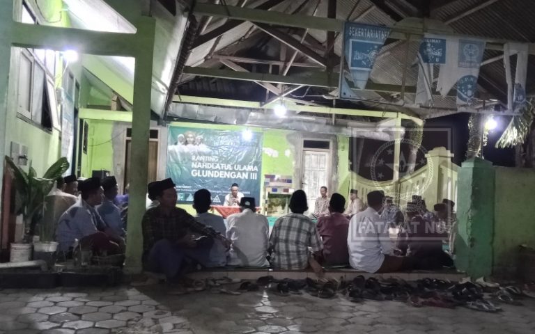 Lailatul Ijtima’ Ranting Glundengan 3 Teguhkan Keseimbangan Dunia-Akhirat dan Kemandirian Organisasi