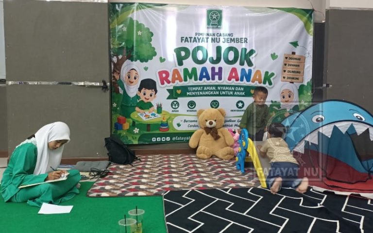 Pojok Ramah Anak, Komitmen Fatayat NU Jember Hadirkan Kegiatan yang Inklusif